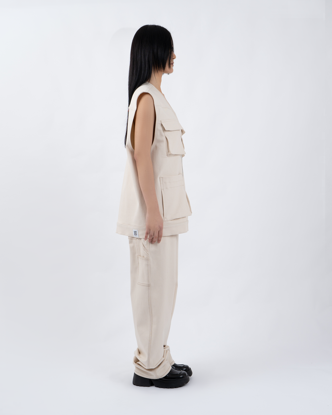 Gilet Ecru